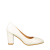 Pantofi dama cu toc albi din piele ecologica Crenta, 2 - Kalapod.net